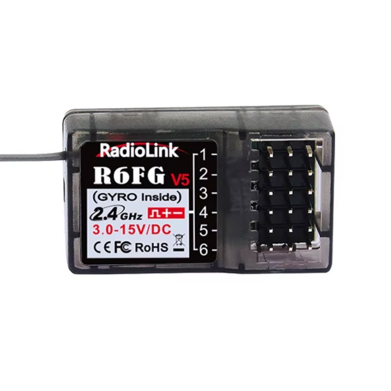 Radio Transmitter 2.4Ghz - Radiolink R6FG V5 리시버, 6 채널