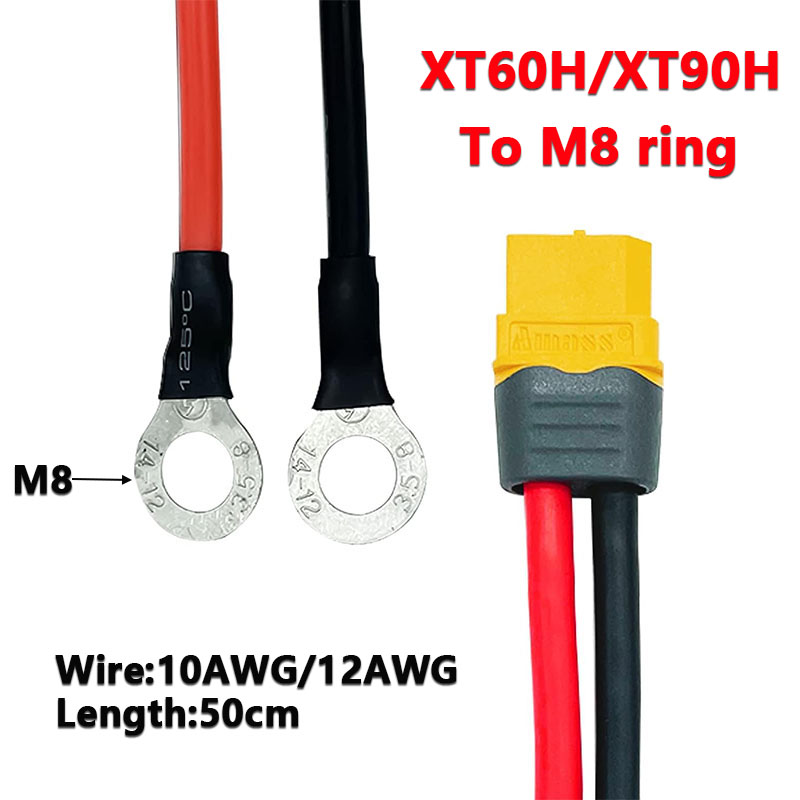 Balance Charger Rc - XT60H/XT90H에서 M8 링 아이렛 터미널 플러그