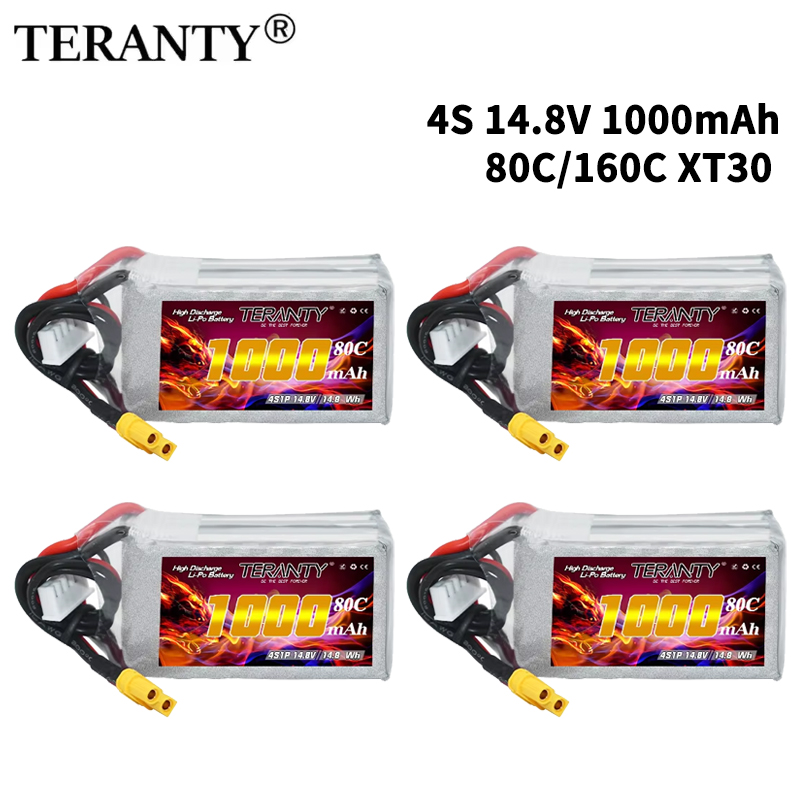 Lipo Battery 4S - TERANTY 4S 1000mAh 14.8V 80C/160C 리포