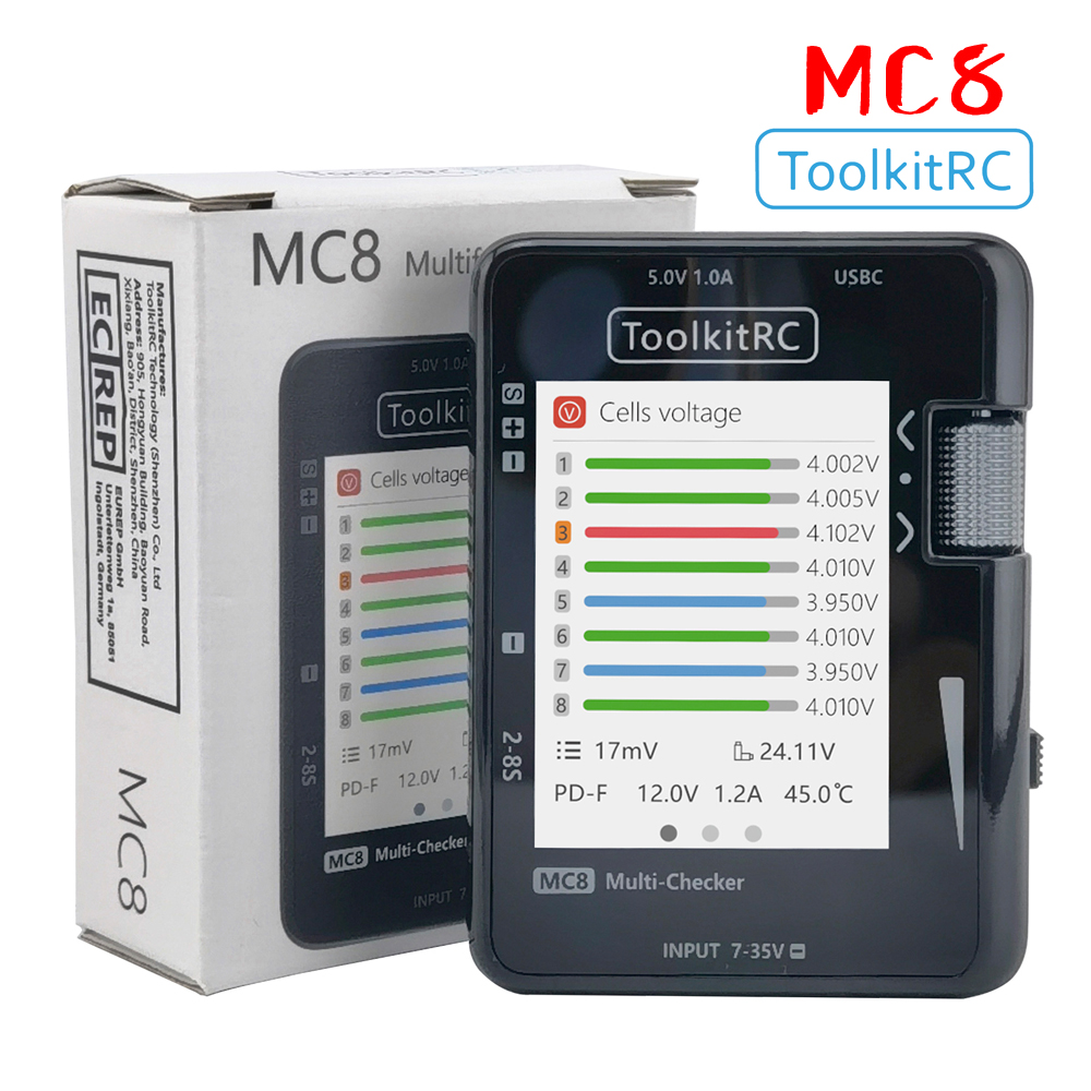 Smoke Stopper - ToolkitRC MC8 SC100 미니 사이즈 셀