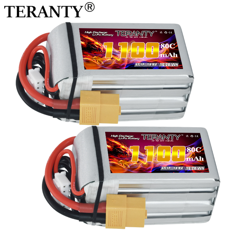Lipo Battery 4S - TERANTY 4S 1100mAh 80C/160C RC 헬리콥터