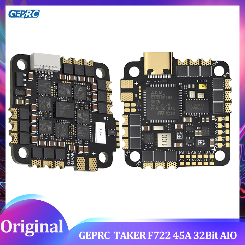 F722 Flight Controller - GEPRC TAKER F722 45A 32비트 AIO