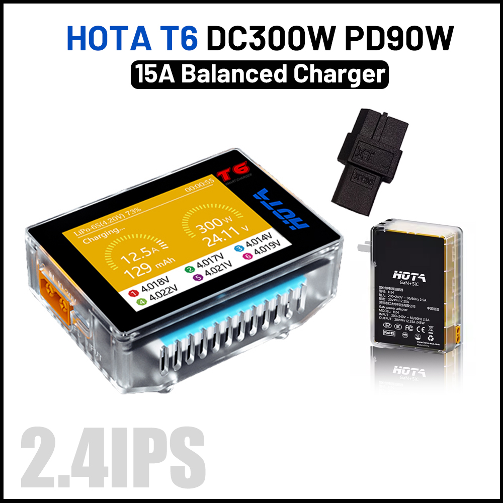 Balance Charger Rc - HOTA 지능형 Lipo 밸런스 충전기, LiHv