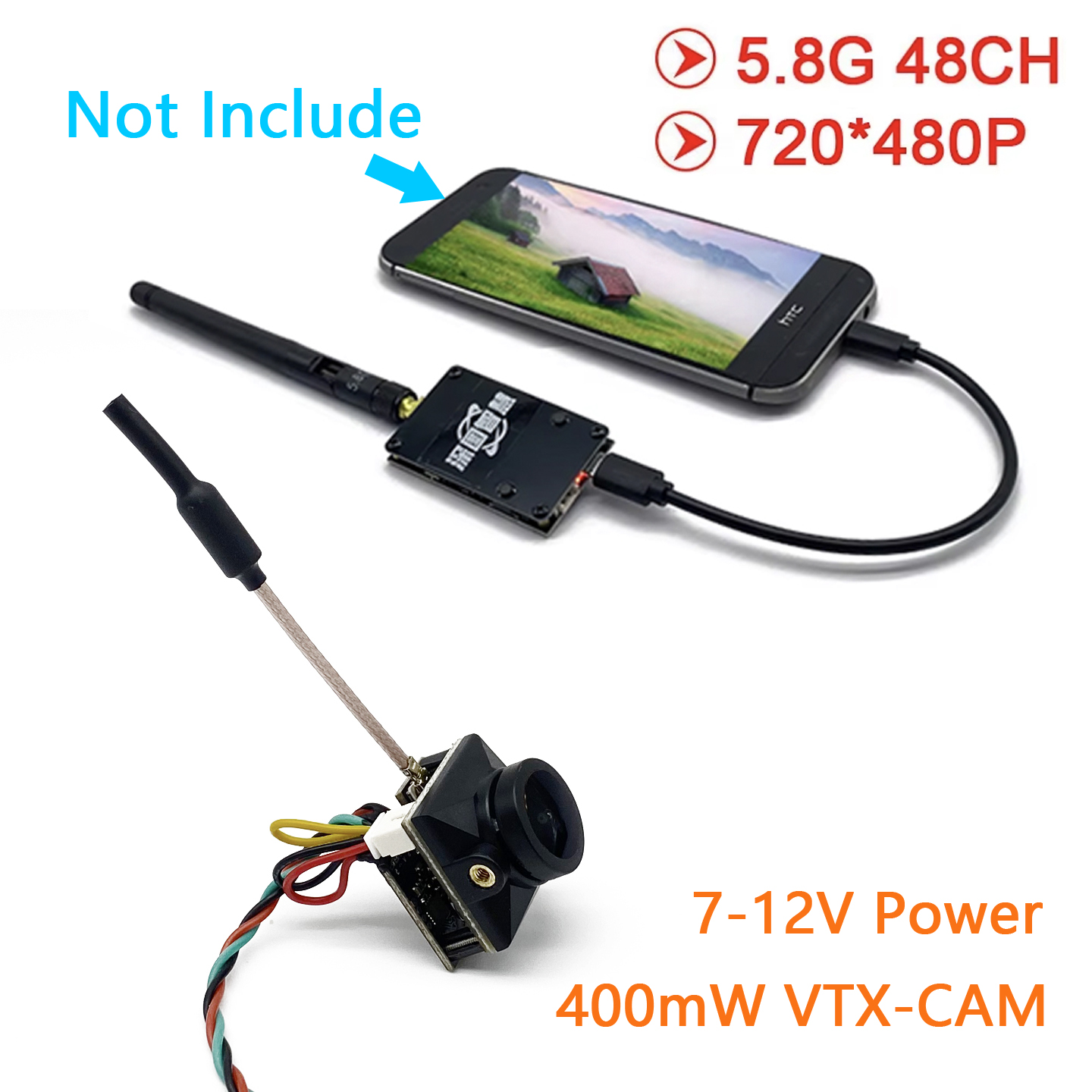 Analog Fpv Camera - SLONWAKE 5.8G 아날로그 UVC OTG 수신기
