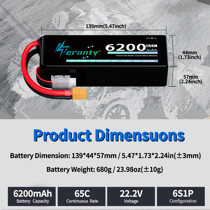 TERANTY 6S 6200mAh 리튬폴리머 배터리 2 - Lipo Battery 6S 리뷰 및 가격