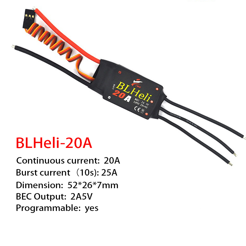 브러시리스 ESC BLHeli 20A 30A 50A,  - Drone Motor 리뷰 및 가격