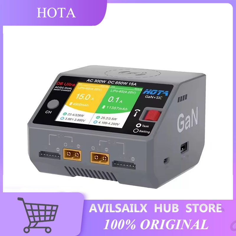 HOTA D6 울트라 GaN+SiC 듀얼 채널 충전기  - Balance Charger Rc 리뷰 및 가격