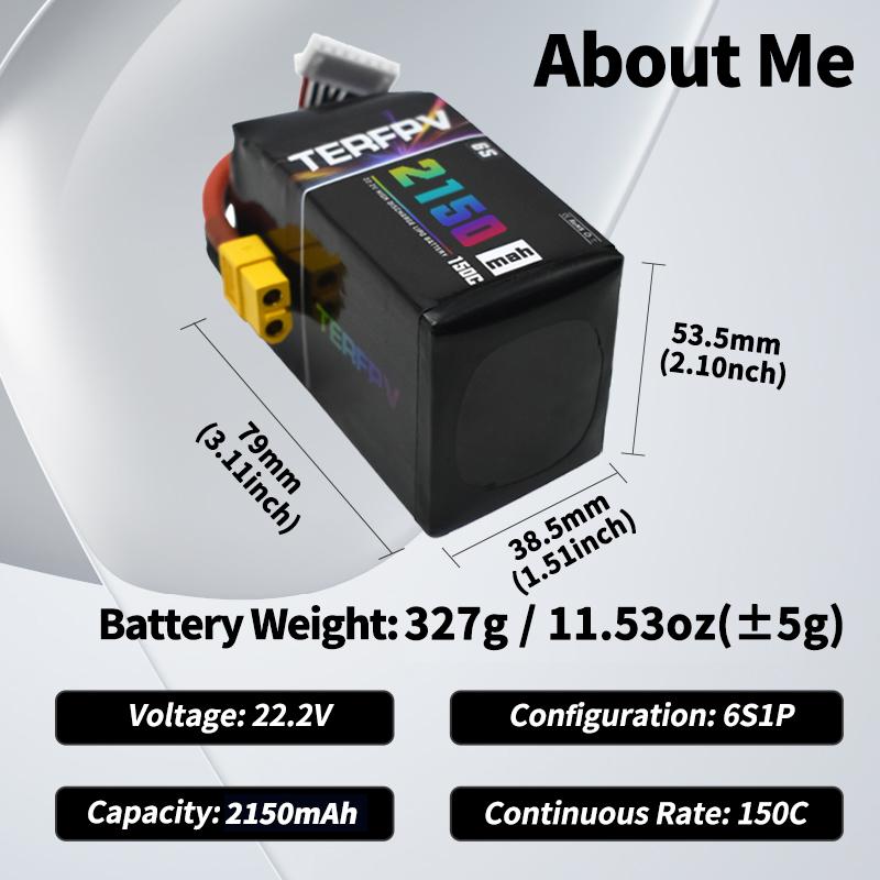 TERFPV Lipo 배터리 6S 22.2V 1300/ - Lipo Battery 6S 리뷰 및 가격