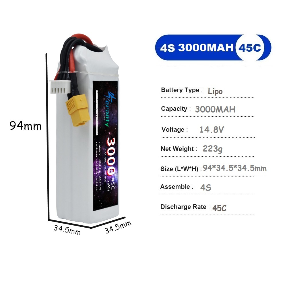 4S LiPo 배터리 14.8V 1500mah 1800 - Lipo Battery 4S 리뷰 및 가격