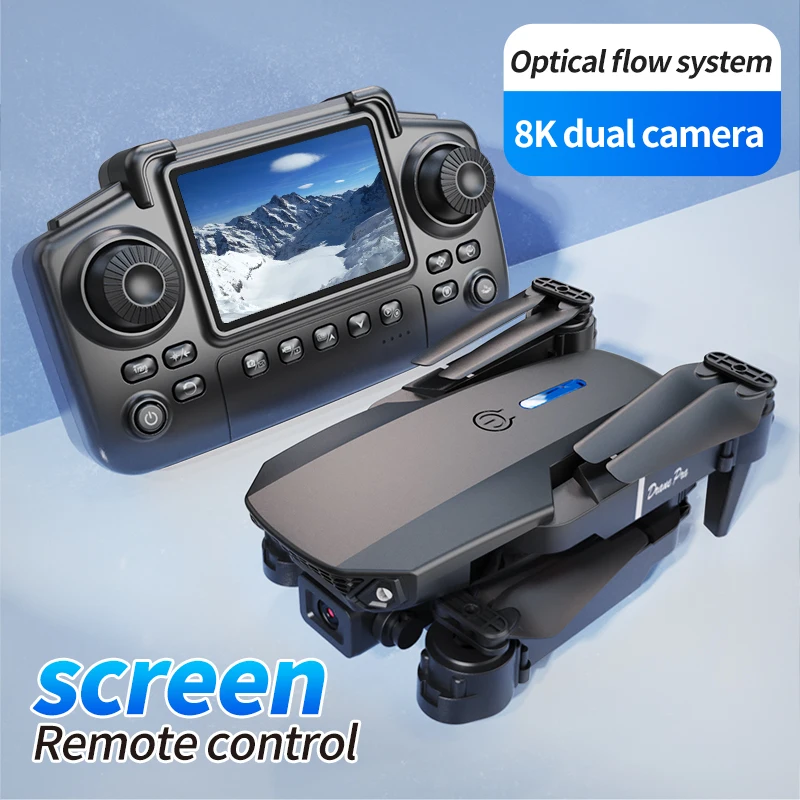전문가용 E88 PRO 드론, 화면 탑재 8K HD 카 - Brushed Drone Motor 리뷰 및 가격