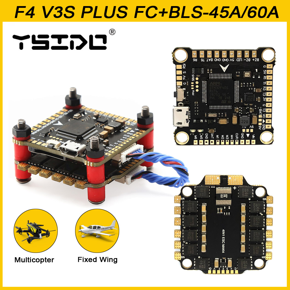 YSIDO 새로운 F4 V3S PLUS 비행 제어 FC - Betaflight Fc 리뷰 및 가격