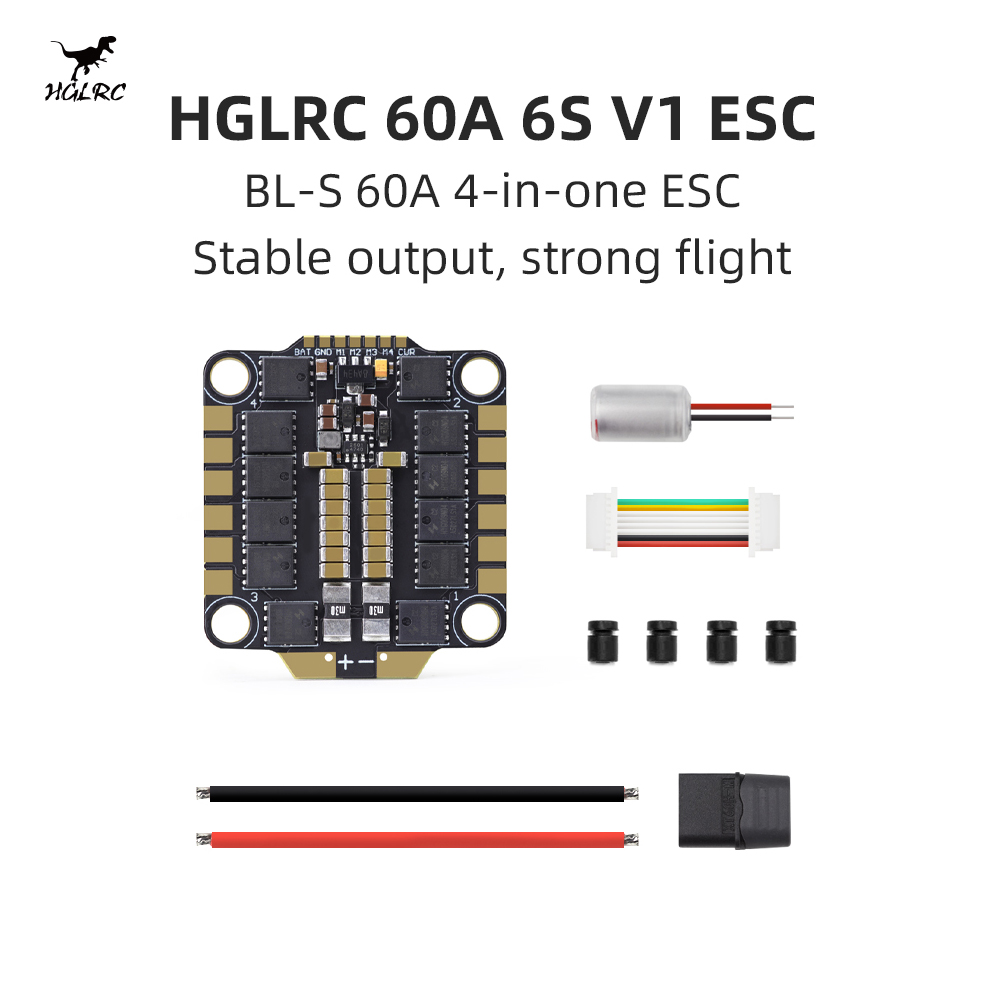 HGLRC 60A 6S V1 4-in-1 ESC BLH - 4 In 1 Esc 리뷰 및 가격