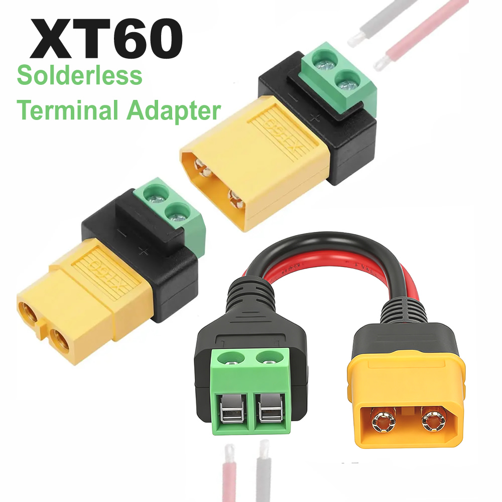 납땜 없는 2핀 XT60 남성-여성 어댑터 커넥터 (드 - Balance Charger Rc 리뷰 및 가격