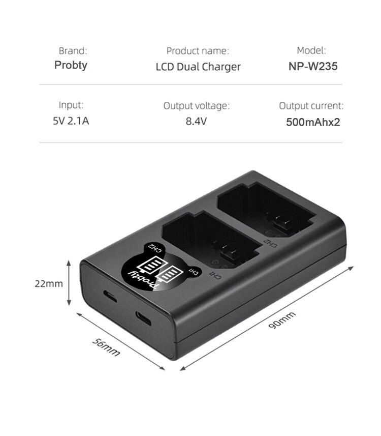 2200mAh NP-W235 NP W235 배터리 LC - Drone With Camera 리뷰 및 가격