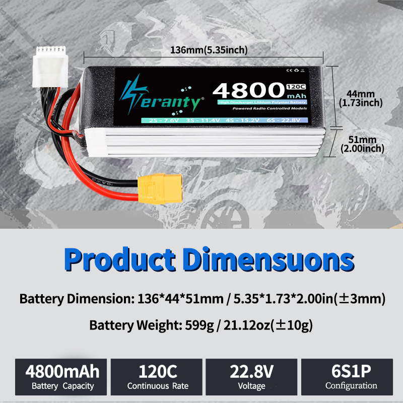 TERANTY 6S 4800mAh Lipo 배터리 22 - Lipo Battery 6S 리뷰 및 가격