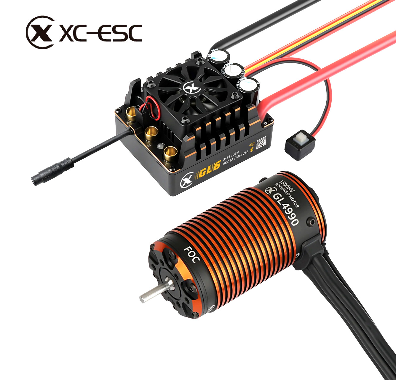 XC 콤보 FOC 크롤러 브러시리스 모터 GL4990  - 4 In 1 Esc 리뷰 및 가격