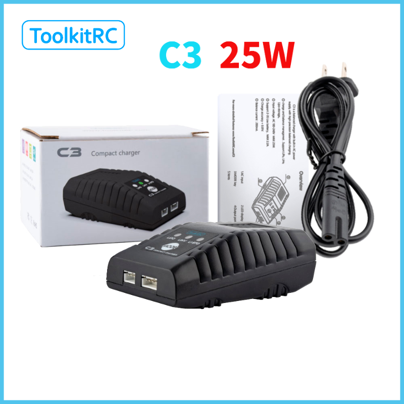 ToolkitRC C3 밸런스 충전기 2S 3S 25W - Smoke Stopper 리뷰 및 가격
