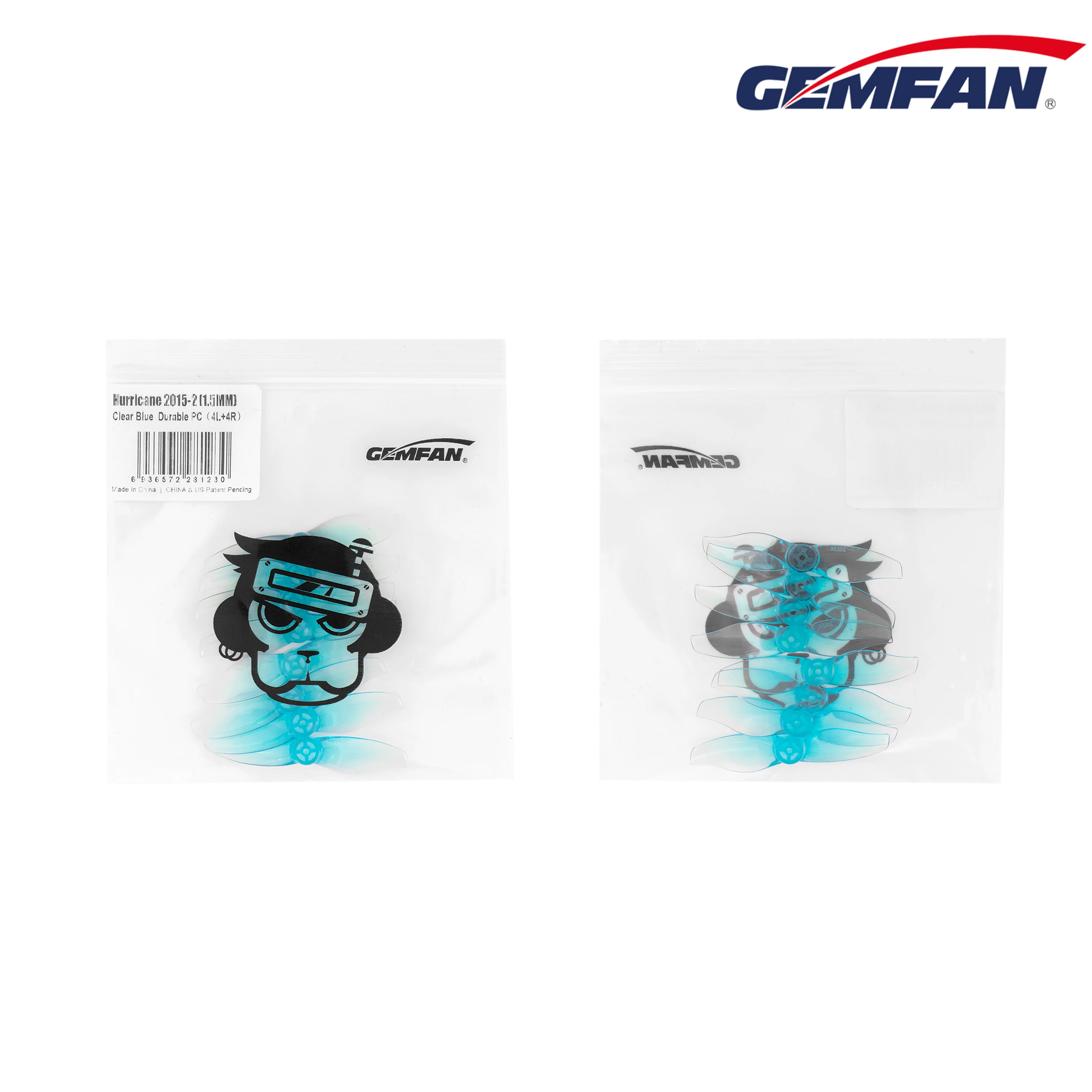 새로운 4쌍 GEMFAN 2015 허리케인 2X1.5  - Drone Propeller 리뷰 및 가격