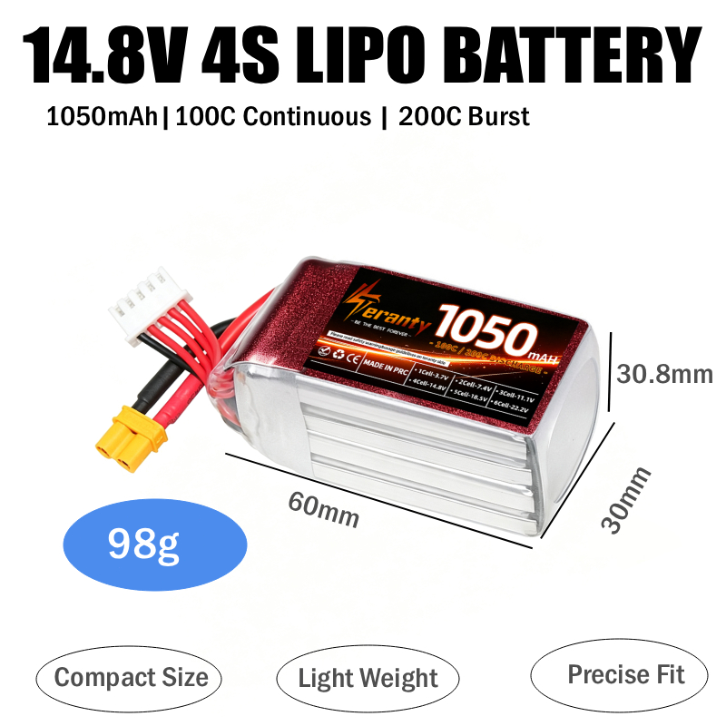 2개입 1050mAh 2S 3S 4S RC 리포 배터리 - Lipo Battery 4S 리뷰 및 가격