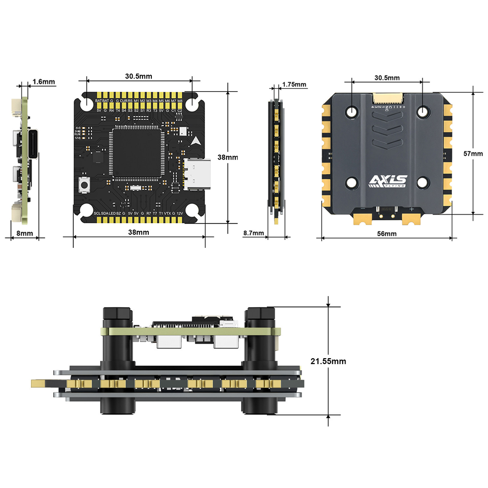 Axisflying Argus Pro ECO F722  - 4 In 1 Esc 리뷰 및 가격