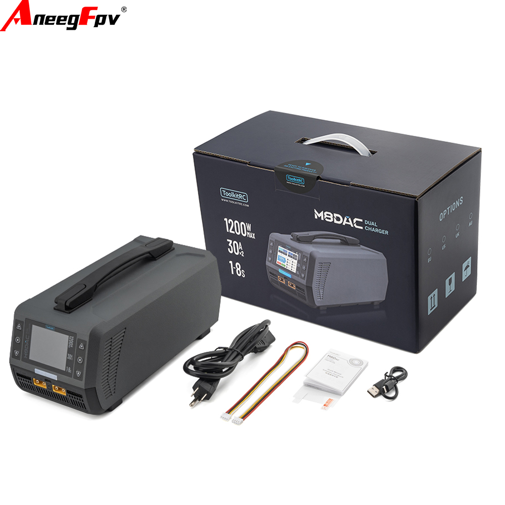 툴킷RC M8DAC 지능형 충전기 2채널 1-8S AC - Smoke Stopper 리뷰 및 가격