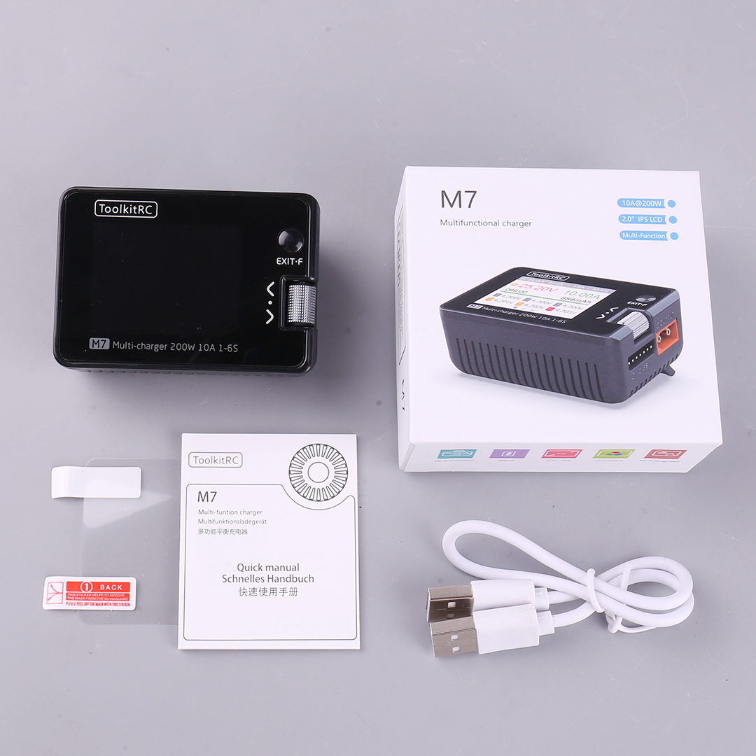 ToolkitRC M7 200W 10A DC 밸런스 충 - Lipo Battery 6S 리뷰 및 가격
