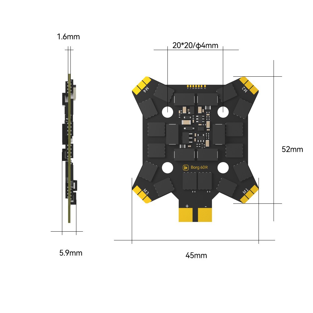 iFlight Borg Mini H7 (ICM42688 - 4 In 1 Esc 리뷰 및 가격