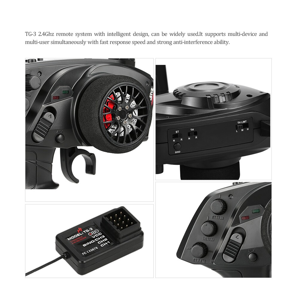 GoolRC TG3 2.4GHz 3CH 디지털 라디오  - Radio Transmitter 2.4Ghz 리뷰 및 가격
