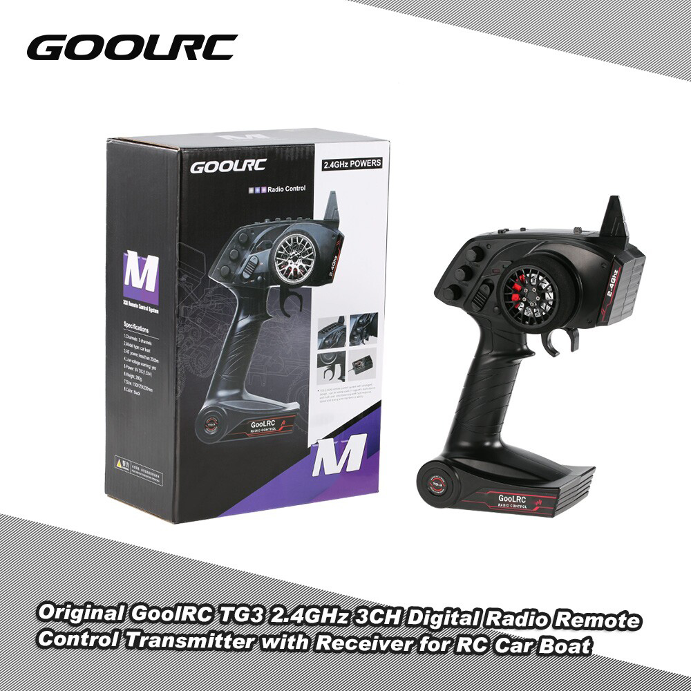 GoolRC TG3 2.4GHz 3CH 디지털 라디오  - Radio Transmitter 2.4Ghz 리뷰 및 가격