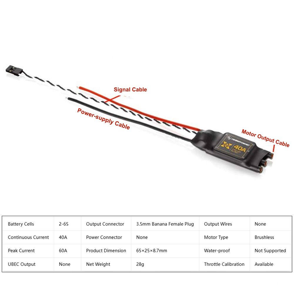 Hobbywing XRotor 40A 브러시리스 ESC - 4 In 1 Esc 리뷰 및 가격