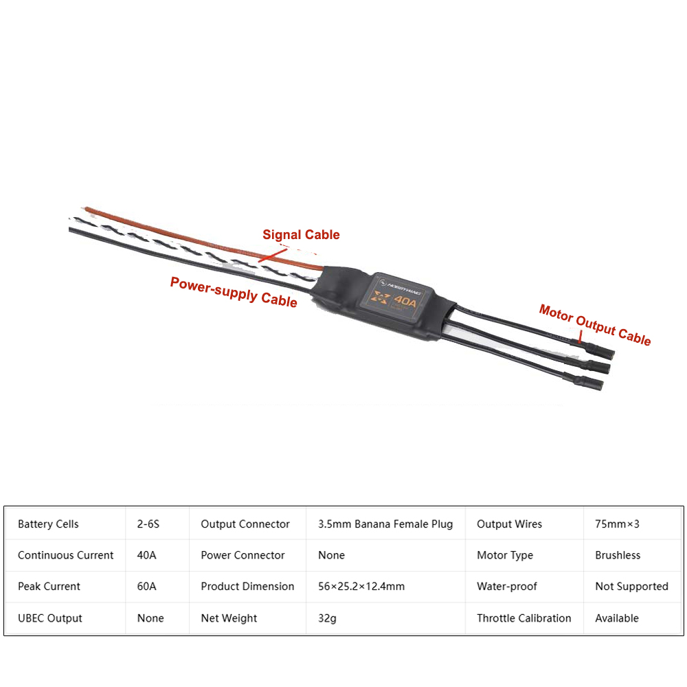 Hobbywing XRotor 40A 브러시리스 ESC - 4 In 1 Esc 리뷰 및 가격