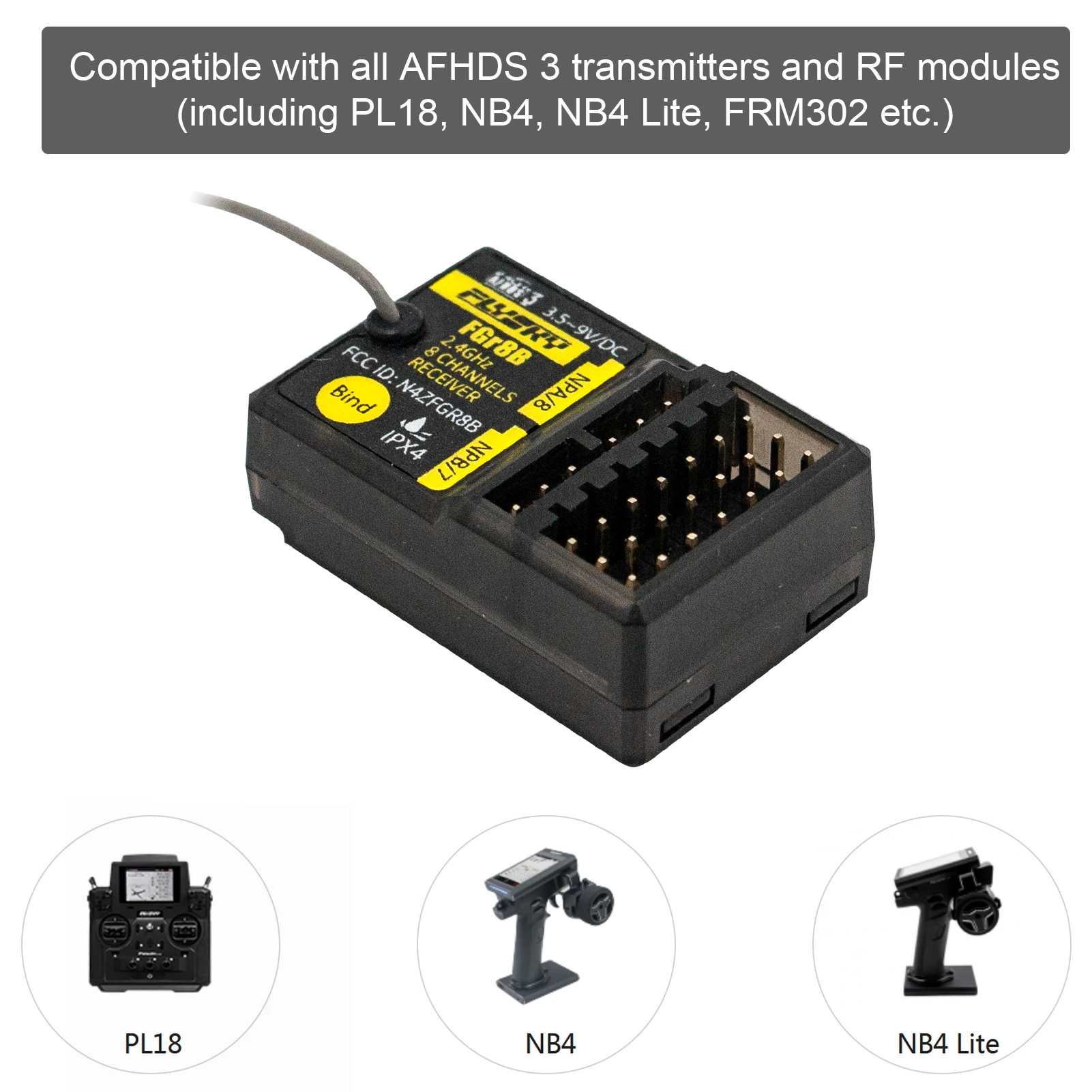 FLYSKY FGR8B PWM/ PPM/ i-bus 출 - Flysky Transmitter 리뷰 및 가격