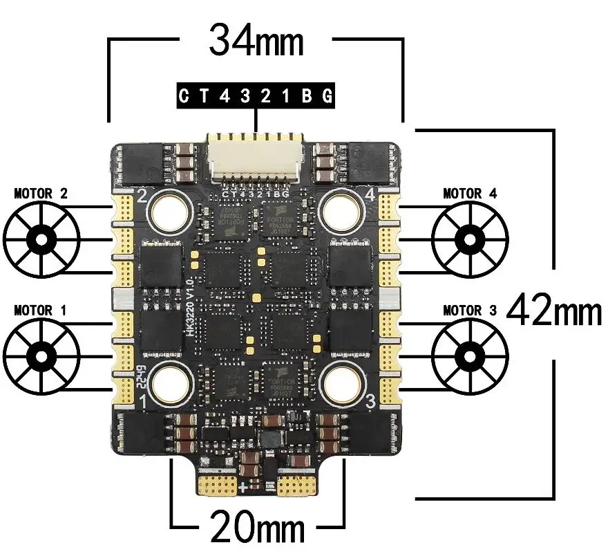 2-6S 리포 KM55 KM60 ESC 55A 60A  - F722 Flight Controller 리뷰 및 가격