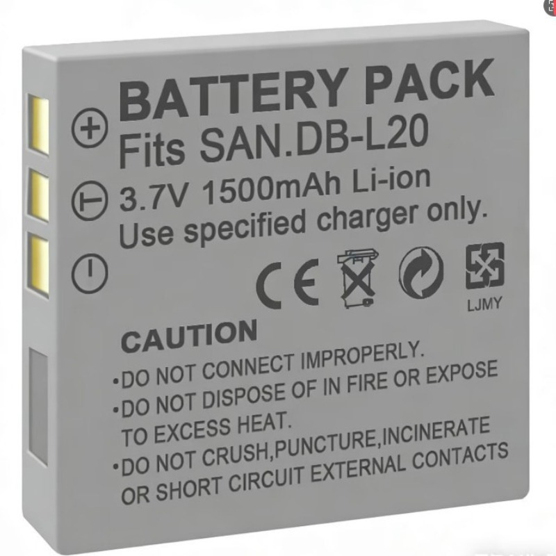 3.7V 1500mAh DB-L20 배터리 (산요 엑스 - Drone With Camera 리뷰 및 가격