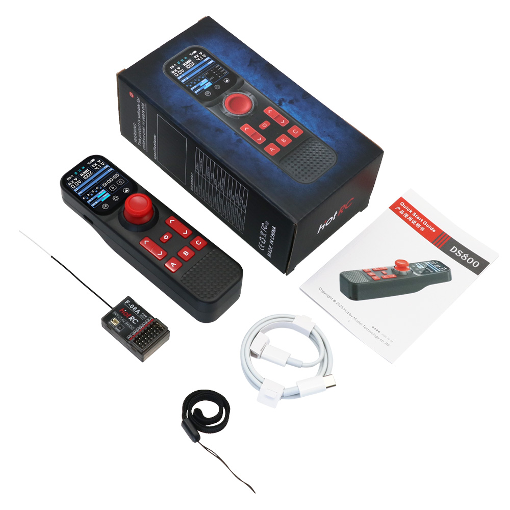 Hotrc DS-800 2.4Ghz 8채널 FHSS 리 - Radio Transmitter 2.4Ghz 리뷰 및 가격